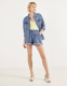 Oversize-Jeansjacke